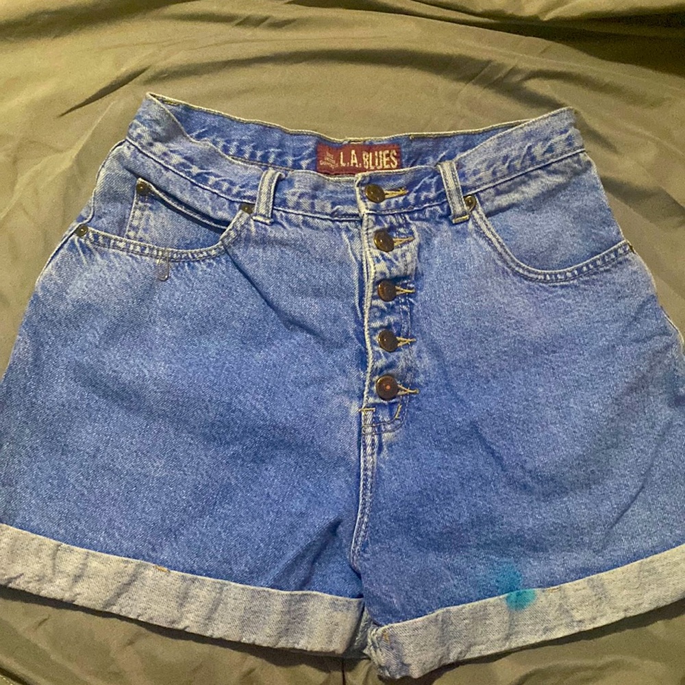 Vintage L.A Blues jean shorts size 12